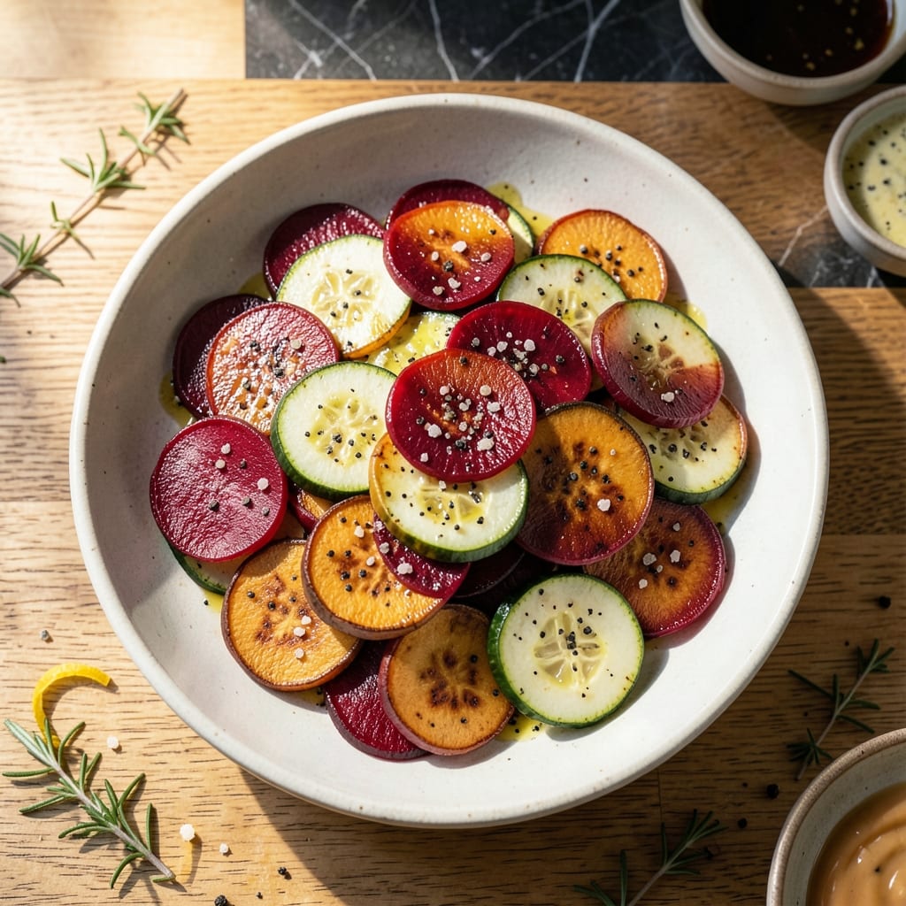 House Recipe Salad Wafers: Crispy Garden Layers in Every Bite
