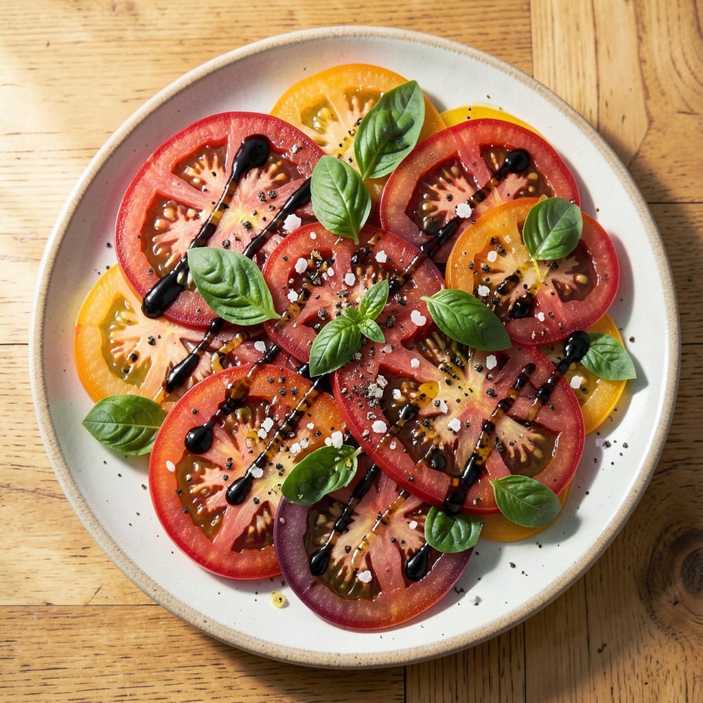 Tomato Salad Recipe With Balsamic Vinegar: Bright Italian Garden Freshness